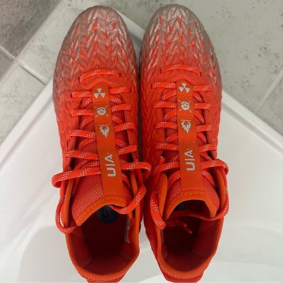 Under Armour Bright Orange Cleats Size 10 Men main image 8